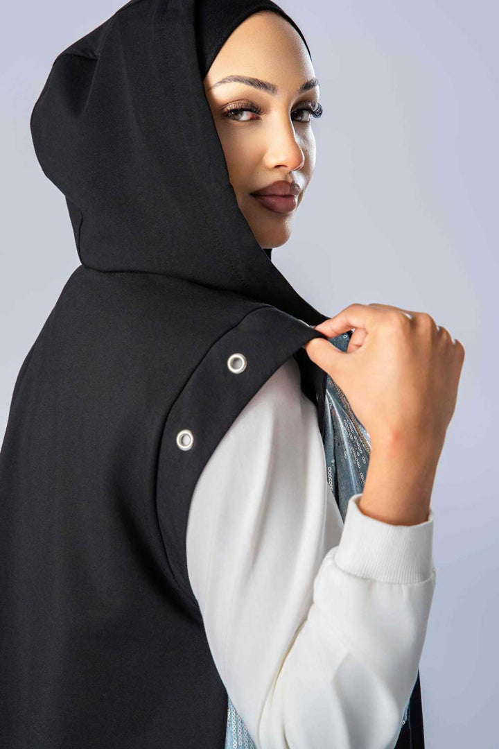 ⭐ Sporty Chic 3-Piece Set – Black & Blue