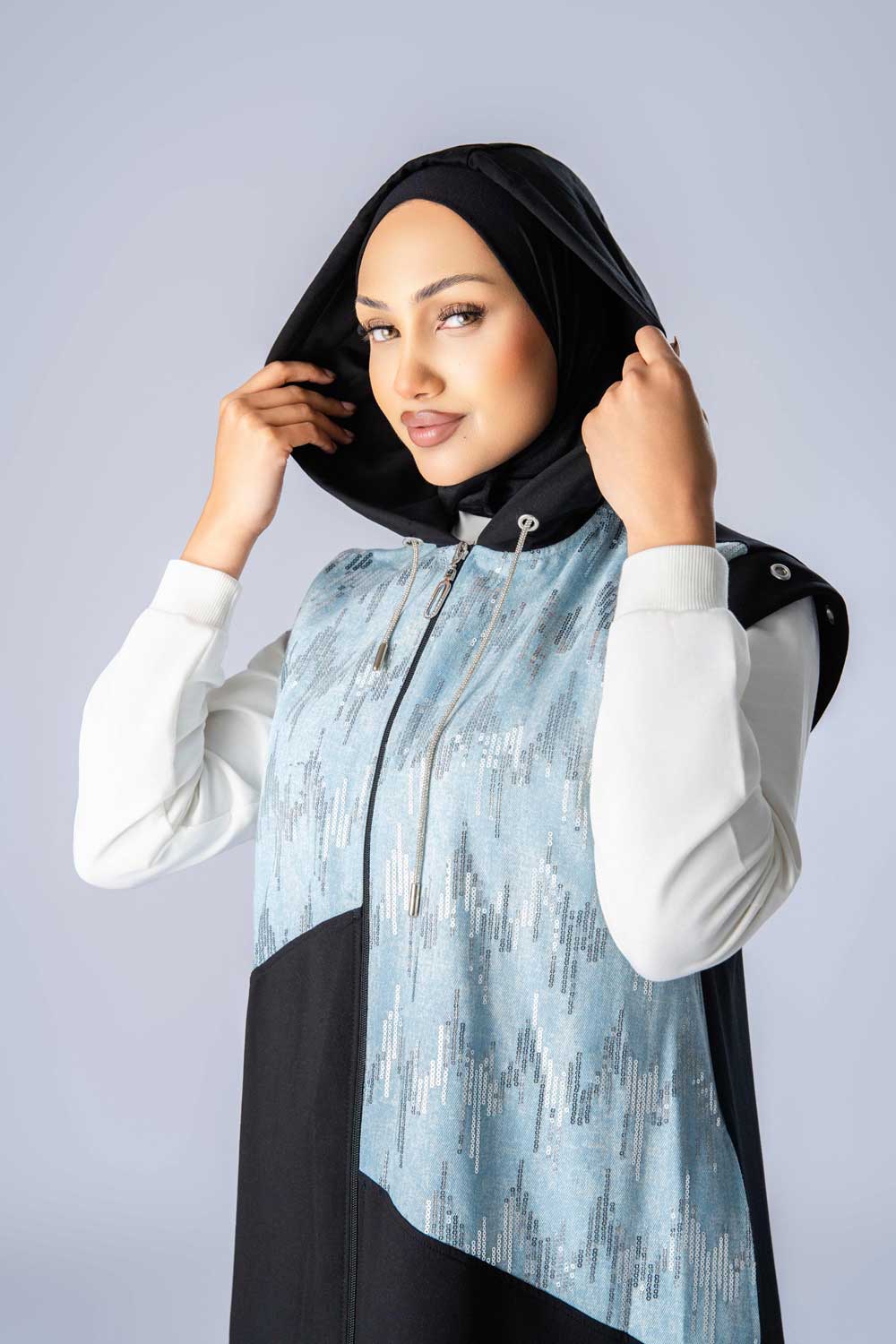 ⭐ Sporty Chic 3-Piece Set – Black & Blue